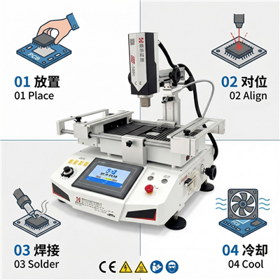 Станица за лемљење на врући ваздух